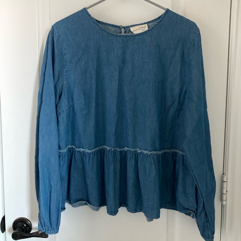 Cute denim blouse